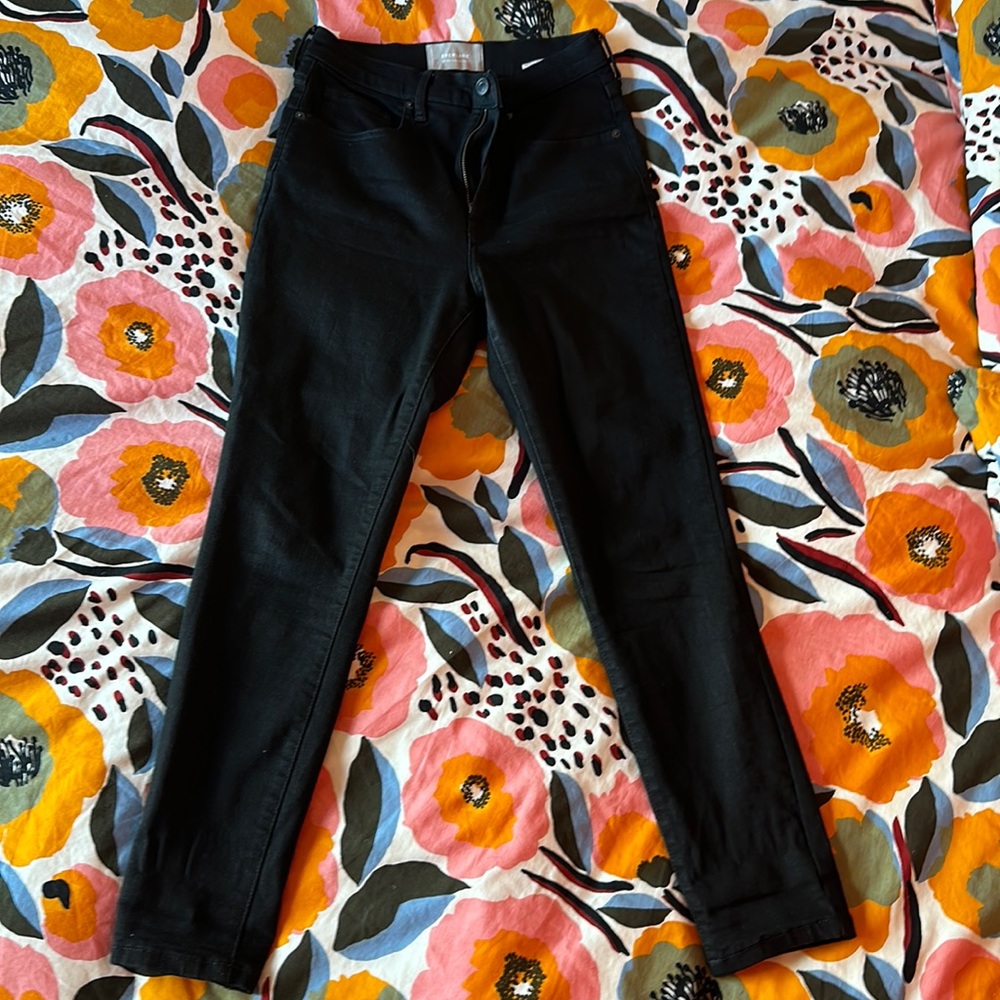 Everlane Black High Rise Ankle Jeans